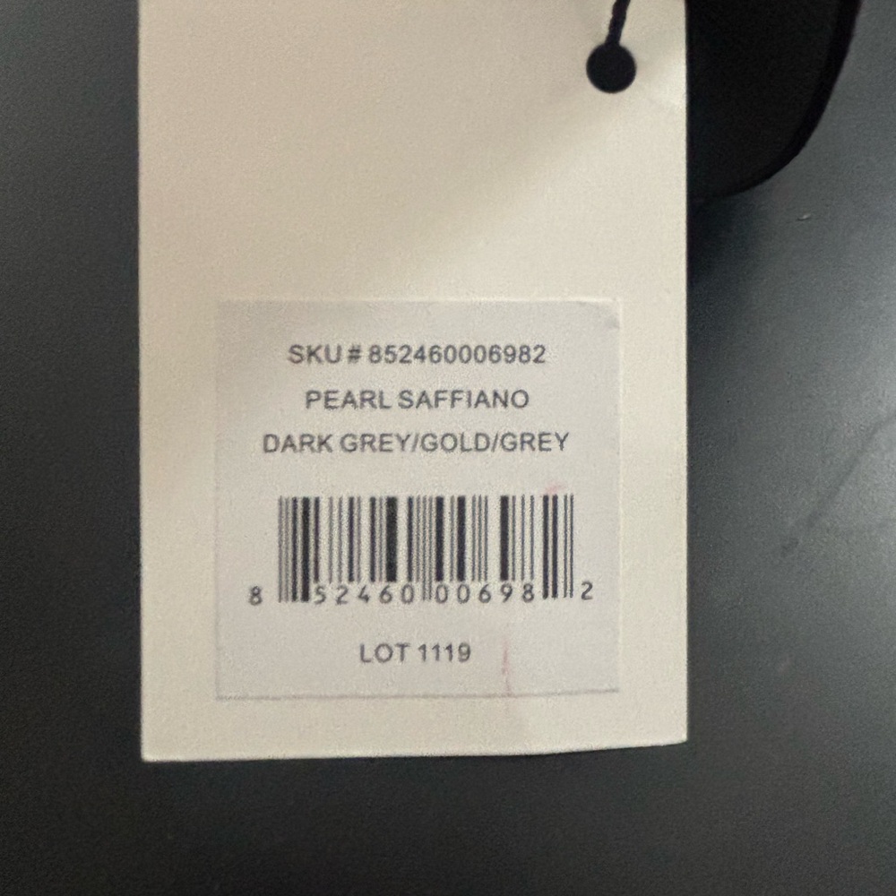 Lo & Sons The Pearl Crossbody Bag Dark Grey/Gold/Grey UNOPENED NWT - Picture 8 of 12